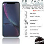 TECHGEAR Protection Ecran Anti Espion - Protecteur d'Écran Verre de Confidentialité en Verre Trempé Compatible pour iPhone 11, i
