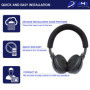 AHG Coussinets compatibles avec Casque Bose on-Ear sans Fil Triple Black, SoundLink on-Ear, Bose on-Ear 2(OE2) et Bose SoundTrue