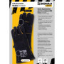 DONAU SAFETY Gant de Soudeur en Croûte de Cuir de Vachette pour Soudage MIG - Taille 10 XL, 1 Paire - Gants de Travail de Haute 