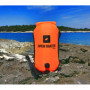 OPENWATER Bouée gonflable pour la natation et le sac à dos 3en1 - grande bouée avec une poche sèche pour les choses 28L - bouée 