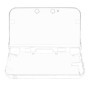 OSTENT Protection Clear Crystal Hard Guard Case Cover Skin Shell pour Nintendo 3DS XL / 3DS LL Couleur Blanc Clair