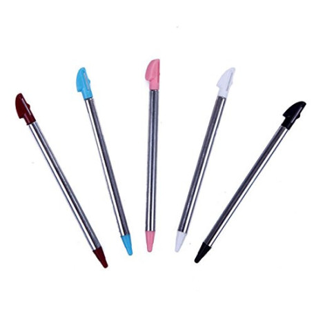 C-FUNN Stylo Rétractable en Métal D'Écran Tactile De Stylet De 5 Pcs pour Nintendo 3Ds XL/LL
