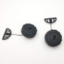 Bouchon d'essence et Bouchon d'huile pour STIHL 017 018 MS170 MS180 Tronçonneuse, 2 pièces