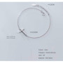 Bracelet en Argent S925, Bijoux de Main de Mode Croix Pleine de Diamants Simples Fémininsbracelet en argent s925