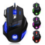 zelotes Souris Gamer Filaire,7200DPI,7 Boutons,Haute Précision,Conception Ergonomique,LED,Optique USB Souris de Jeu pour PC,Ordi