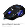 zelotes Souris Gamer Filaire,7200DPI,7 Boutons,Haute Précision,Conception Ergonomique,LED,Optique USB Souris de Jeu pour PC,Ordi