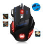 zelotes Souris Gamer Filaire,7200DPI,7 Boutons,Haute Précision,Conception Ergonomique,LED,Optique USB Souris de Jeu pour PC,Ordi