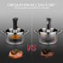 Cuiseur Sous Vide, Thermoplongeur Sous Vide, Circulateur d'Immersion de Cuisinière avec 0,1 ℃ Contrôle Précis de la Température,