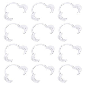 Vicloon Ecarteur Bouche,12PCS Ecarteur Dentaire Jetables C-Forme Ouvre pour Inspection Orale,Le Traitement,Blanchiment Dents