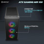 UNYKAch Mir 100 Caja ATX Gaming Cristal Templado Lateral y 4 Ventiladores ARGB Negra