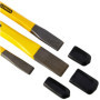 Stanley 4-18-298Kit de Burins 3 Pieces 140 x 10 mm, 150 x 13 mm et 170 x 16 mm Acier Chrome Vanadium - Finition en Poudre - Appl