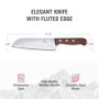 Victorinox Wood Couteau Santoku, Érable Modifié, Lame Alvéolée, 17 Cm, Boîte Cadeau