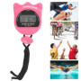 Voluxe Minuterie électronique de chronomètre de Sport, chronomètre Rose imperméable Minuterie de Sport pour des compétitions pou