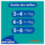 Pampers Couches-Culottes de Bain Jetables Splashers Taille 3-4 (6-11kg) pour une Protection Optimale dans l'Eau, 12 Couches