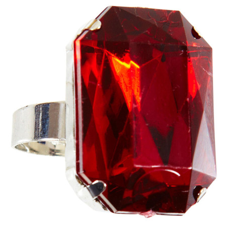Widmann Bague avec Gemma, rouge pour adultes, taille unique, vd-wdm05853