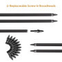Narchery Flèche Arc Chasse 31 Pouces Flèche Carbone, Tir à l’Arc pour Entraînement et pour l’Arc Long, l’Arc Traditionnel et l’A
