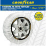 Goodyear Lot de 2 chaînes à neige en tissu pour voiture, ultra adhérence, taille XL, spécifique pour le fonctionnement du véhicu