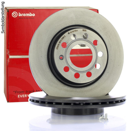 Brembo 08.9719.11 - Disque de Frein Arrière avec revêtement anti-corrosion UV - Jeu de 2 disques