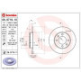 Brembo 08.9719.11 - Disque de Frein Arrière avec revêtement anti-corrosion UV - Jeu de 2 disques