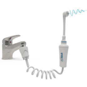 Jet dentaire SOWASH VORTICE, Se connecte au robinet, Hydropulseur Dentaire Sans piles ni électricité, Tête Vortice avec Triple J