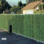 OEM Haie de jardin artificielle, en rouleau de 1 x 3 m (3 m²) - Idéale pour balcon ou clôture - Aspect sapin - Ultra couvrant