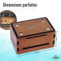 Logica Jeux Art. Pandora Box - La Boîte Secrete - Casse-Tête en Bois - Coffret Secret - Difficultè 5/6 Incroyable - Collection L