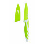 Ibili 727608 Couteau de Cuisine Multifonctions Antiar, INOX, Vert, 25 x 8 x 2 cm