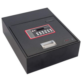 ARREGUI Basa 20000-S7 Coffre-fort à cacher pour armoire, ouverture à code électronique, 11 x 31 x 38 cm, 11 L Noir
