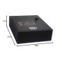 ARREGUI Basa 20000-S7 Coffre-fort à cacher pour armoire, ouverture à code électronique, 11 x 31 x 38 cm, 11 L Noir