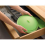 Lékué - Cuit Vapeur - Pliable - Vert - Silicone Platine 3400500