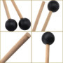 Bogoro Percussion Marteau, 6 Pièces Instrument de Percussion Marteau, Maillets de Percussion, Maillets Marimba à Percussion, Boi