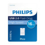 Philips Pico Édition High Speed clé USB 2.0 16 Go Ultra Small pour PC, Ordinateur Portable, Smart TV, Audio pour Voitures et Aut