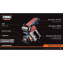 FERM Ponceuse Stationnaire - 350W - 150mm - avec 2 Bandes abrasives (P80 et P120) et 2 disques abrasifs (P80 et P120)