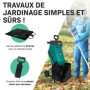 VONROC Broyeur de végétaux 2500W – Pour branches jusqu’à Ø45mm - Bac de ramassage de 45L et poussoir inclus - Fonction de sécuri