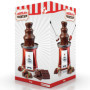 Gadgy Fontaine à Chocolat à 3 niveaux - Fontaine à Chocolat en Acier Inoxydable - Fontaine à Chocolat Retro Look - Fondue à Choc
