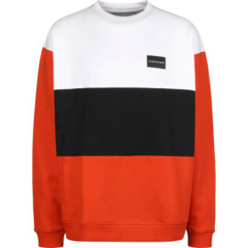 Calvin Klein Jeans Color Block Institutional Sweat Pumpkin