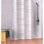 EISL Rideau de Douche en Textile avec Motif (180 x 200 cm) - Lavable - avec revêtement imperméable - Entièrement Opaque - Rayure