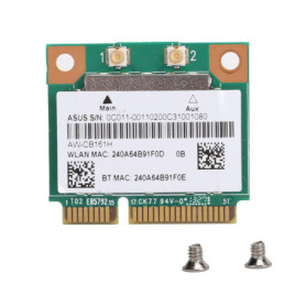 Module WiFi RTL8821AE, Mini PCI‑E 2.4/5.0GHz Bluetooth 4.0 Carte Réseau sans Fil, Convient aux Ordinateurs Portables, 802.11a/b/