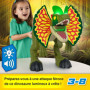 Fisher-Price Jouet dinosaure Imaginext Jurassic World Dilophosaurus, figurine de plus de 40 cm avec effets lumineux et sonores, 