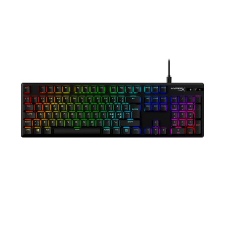 HyperX Alloy Origins PBT – Clavier de jeu mécanique, RGB, Capuchons de touche PBT, RGB, Commutateurs HyperX mécaniques, Compact,