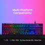 HyperX Alloy Origins PBT – Clavier de jeu mécanique, RGB, Capuchons de touche PBT, RGB, Commutateurs HyperX mécaniques, Compact,