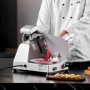 VEVOR Trancheuse à viande commerciale, 180 W, trancheuse électrique pour aliments de charcuterie, avec lame de qualité supérieur