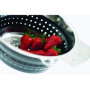 RÖSLE Passoire de Cuisine Rétractable - Tamis de Haute Qualité pour Légumes, Salade ou Pâtes - Acier inoxydable 18/10 - Silicone
