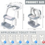 NCIKIHRKK Réducteur Toilette Enfant, Adaptateur WC Avec Coussin Moelleux, Pliable, pour Bébé - Forme V U O