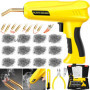 ZQEJEFD 200W Soudure Plastique, 2 en 1 Kit de Reparation Souder Plastique avec 1000Pcs 6 Types Agrafes,Soudeuse Plastique Machin