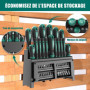 HYCHIKA 51 Pcs Kit Tournevis, Lot Tournevis Magnétique, Comprenant Tournevis de Précision, Tournevis Cruciforme, Tournevis Plat,