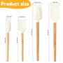 Maryse Patisserie, 4 Pièces Marises de Cuisine Silicone Spatule Cuisine Résistantes à la Chaleur Spatule Patisserie avec Manche 