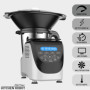 Robot de cuisine Chef O Matic Kitchen Robot, 1000 W, 3 L, 3 500 tr/min, plusieurs accessoires, 10 vitesses, robot multifonction,