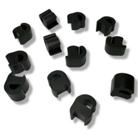 Tûche Kit de 12 pieds en caoutchouc, grille de cuisson, compatible avec Franke Hotpoint Ariston Rex Elecrtolux ZANussi