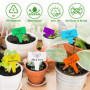 Lot de 160 étiquettes pour plantes en plastique de qualité supérieure – 100 blanches + 60 x multicolores, étiquettes pour plante